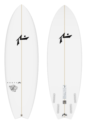 5’7 RUSTYサーフボード　419fish 421 Fish 5'10