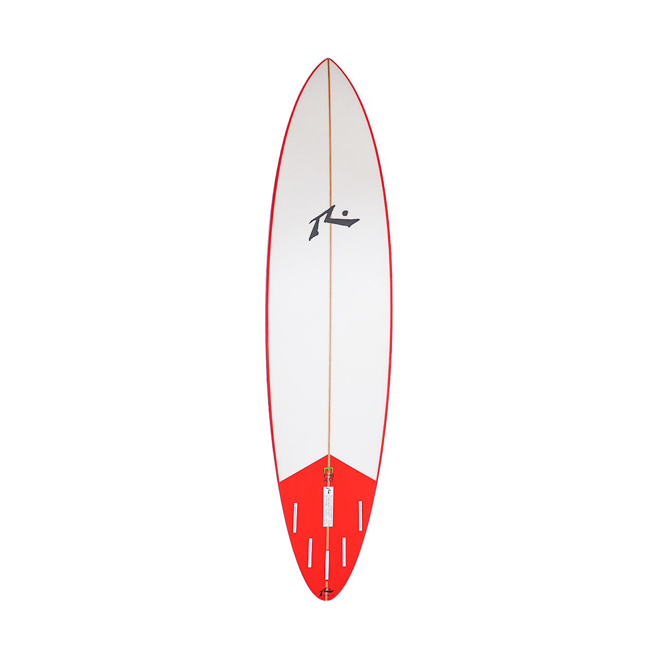 7'10 Blackbird - Red Rails and Red Bottom Tail Patch - Duplicate Custom