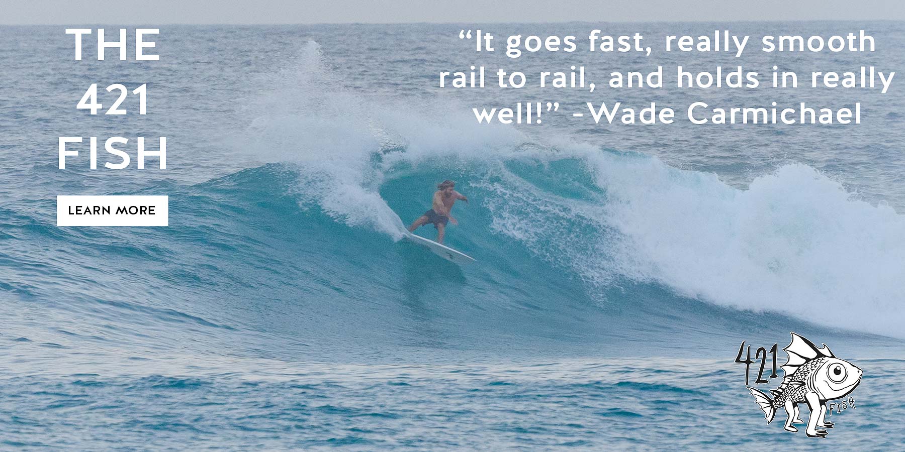 Wade Carmichael riding the 421 Fish in Salina Cruz - Rusty Surfboards - Desktop