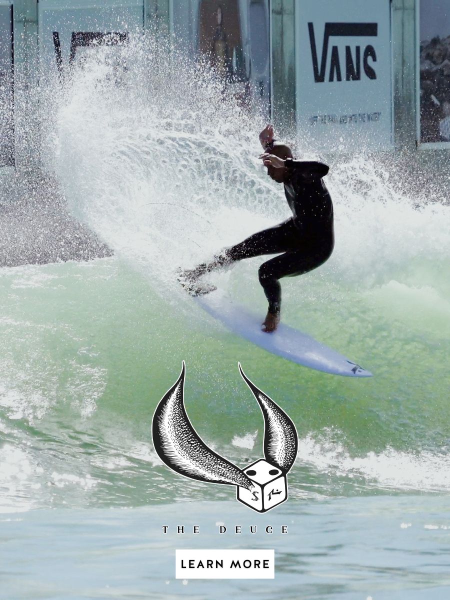 Noel Salas Surfing the Deuce Twin Fin - Rusty Surfboards - Mobile