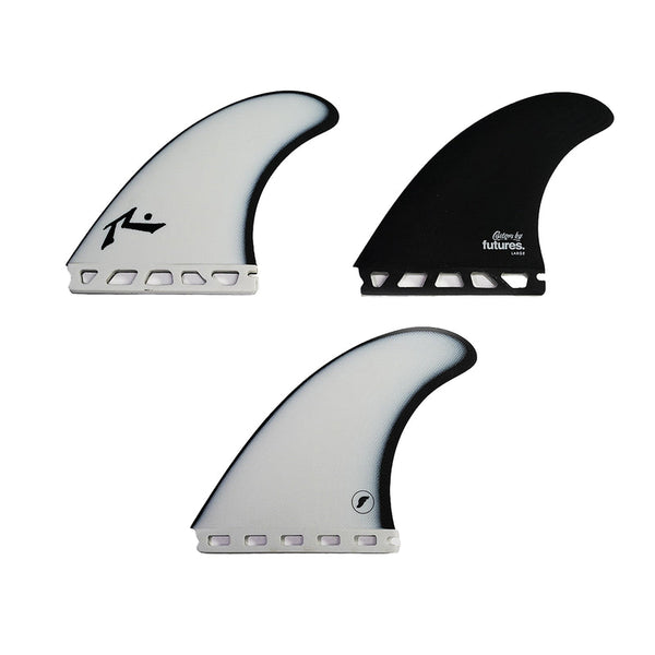 Rusty x Futures Thruster Fin Set | Shop Rusty Surfboards