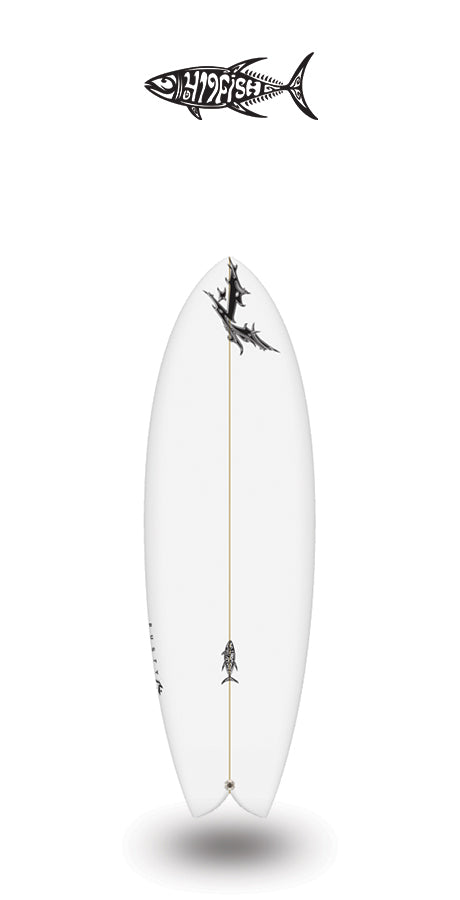 rusty custom 419fish surfboard