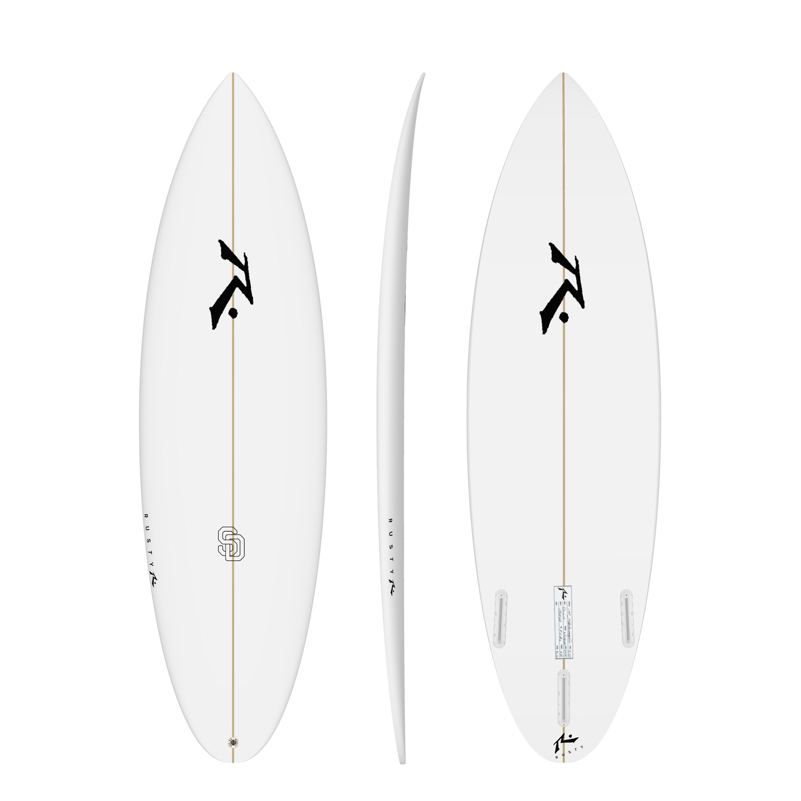 RUSTY SD RT RE Surfboard Model
