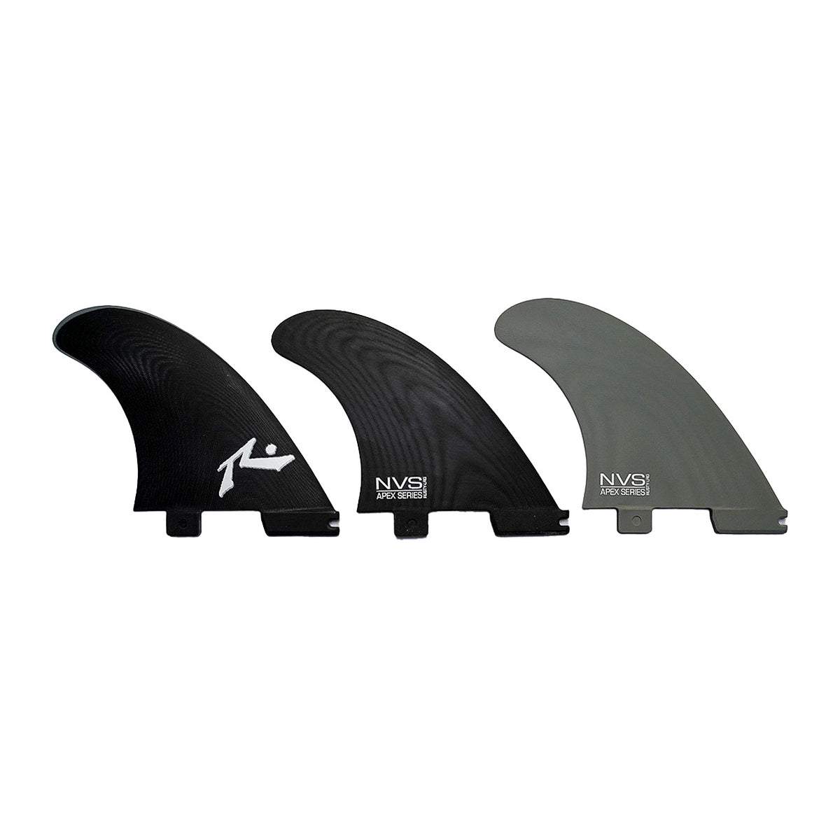 Rusty Thruster Fin Set - NVS Apex G10 - FCS Base, rear screw required