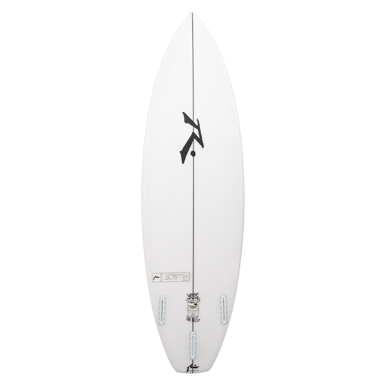 The Keg - High Performance Shortboard - In Stock - Deck View - Rusty Surfboards