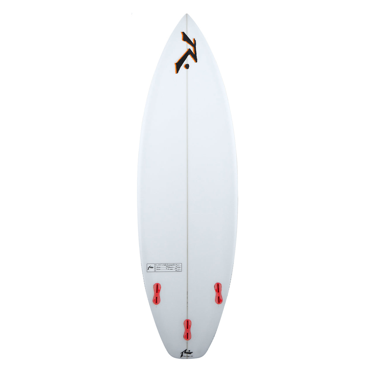 Panda - High Performance Shortboard - Rusty Surfboards - Top View