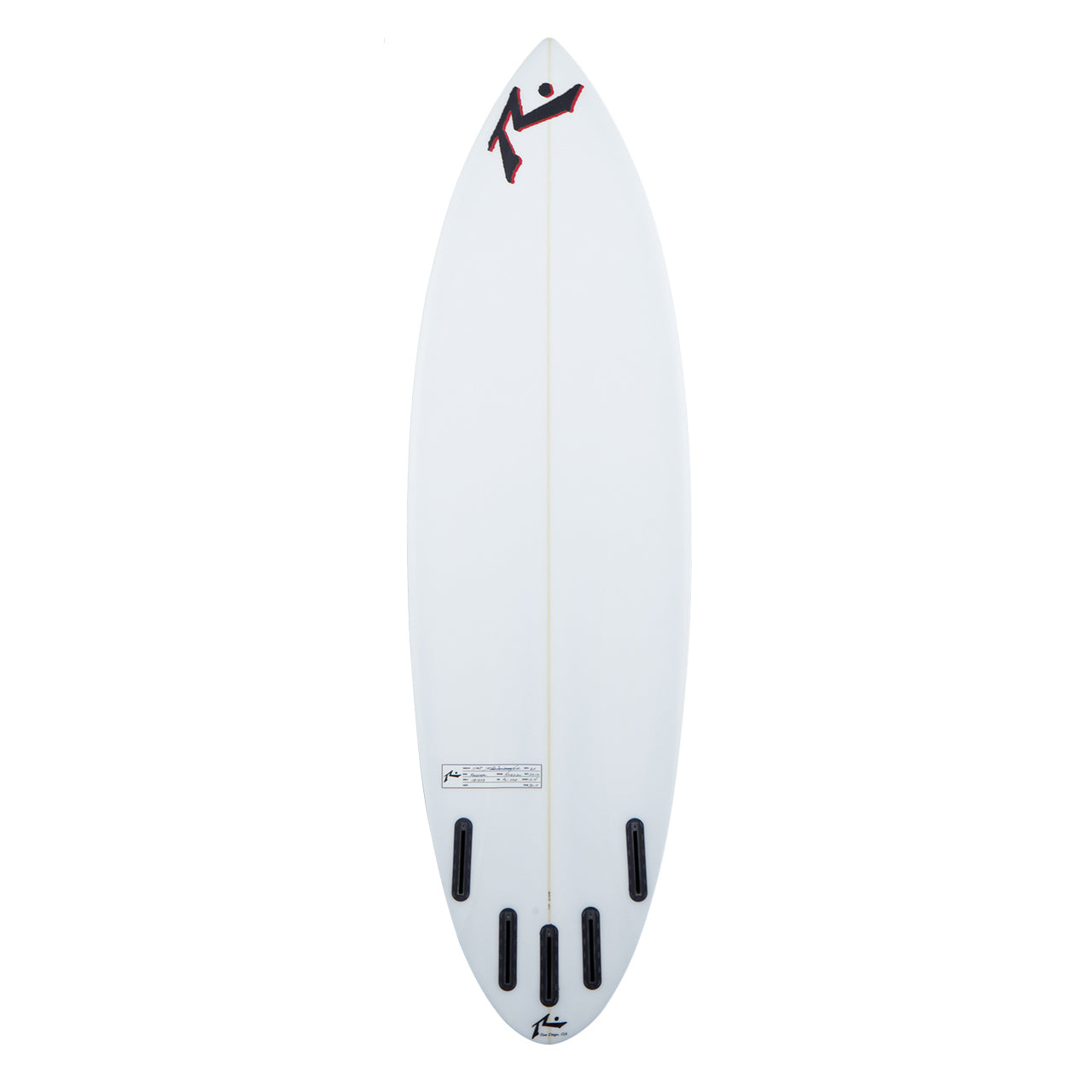 The Rooster - High Performance Shortboard - Rusty Surfboards - Top View