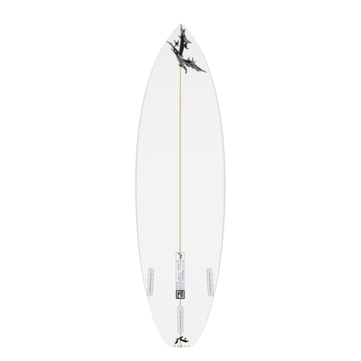 Shiv - High Performance Shortboard - Rusty Surfboards - Bottom View