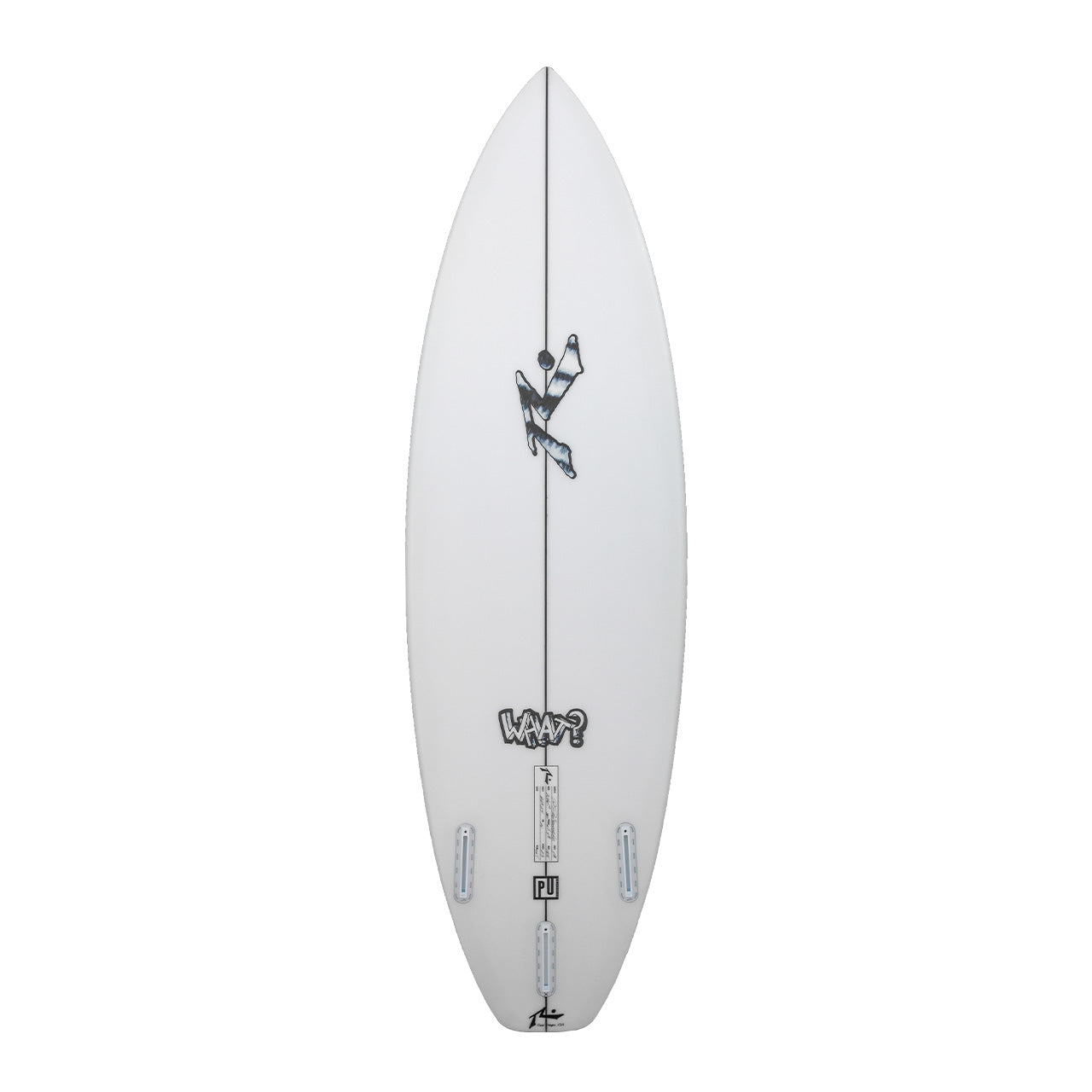 The What - High Performance Shortboard - Rusty Surfboards - Top View