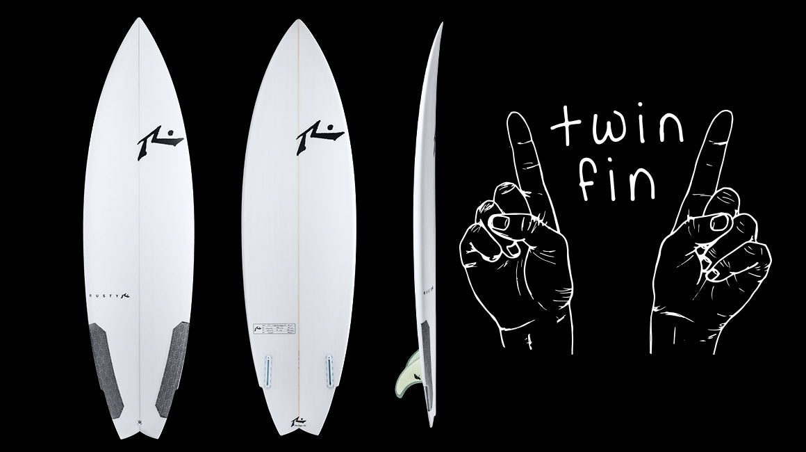 Rusty Introduces the Twin Fin, New for 2017