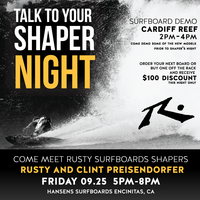 Talk To Your Shaper | Hansens Surfboards