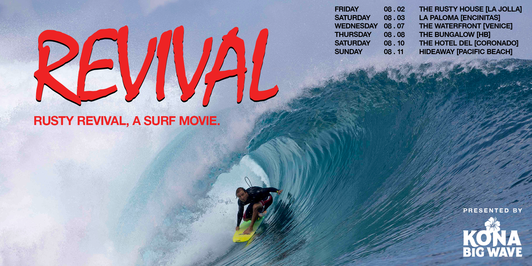 Rusty Revival USA Tour - Rusty Surfboards