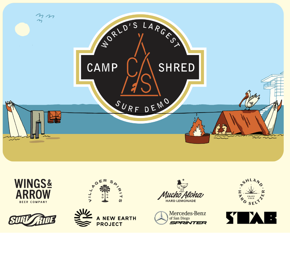 Camp Shred 2023- Surfboard Demo Day San Diego Cardiff