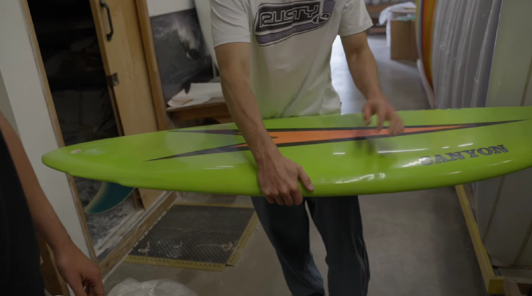 VIP tour of the Rusty surfboards Factory in SD Rusty Australia
