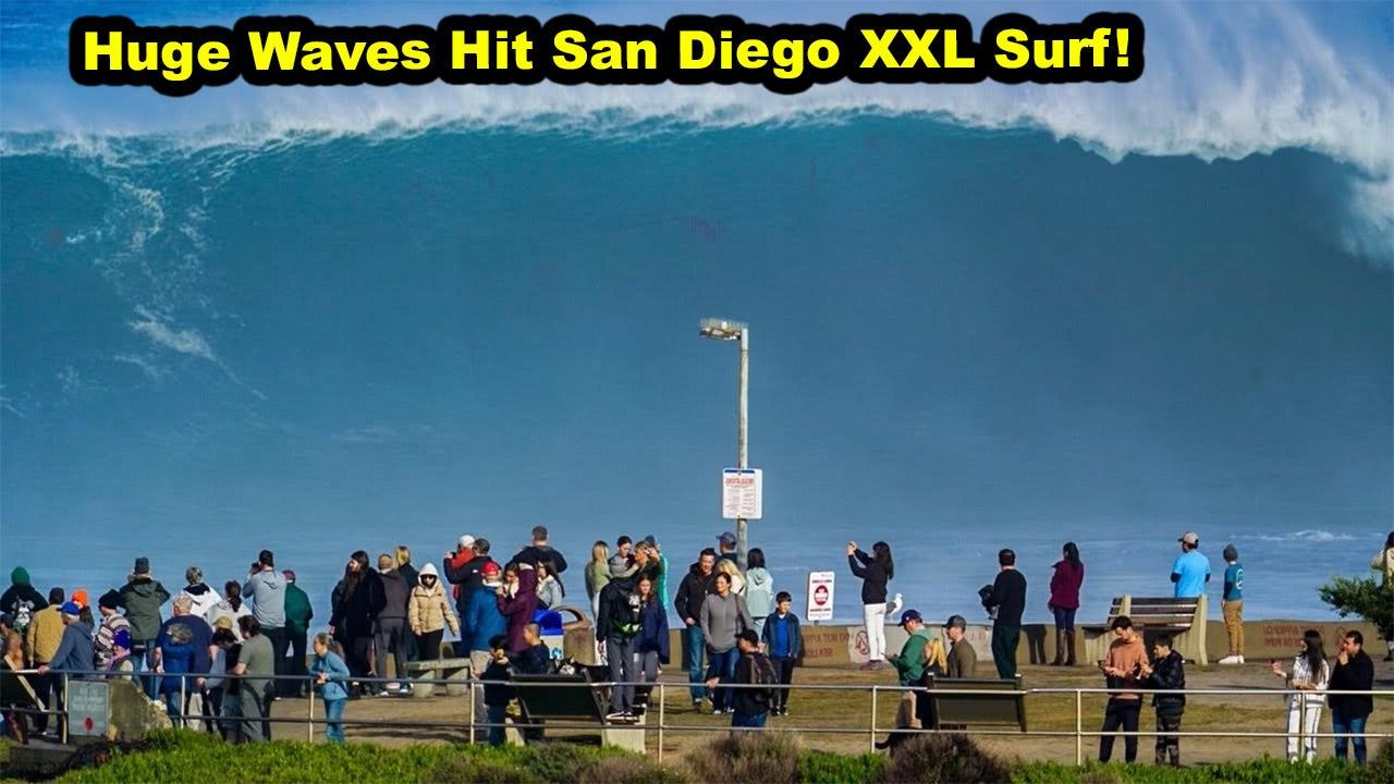 Jacob Zeke Szekely surfing large La Jolla XXL surf