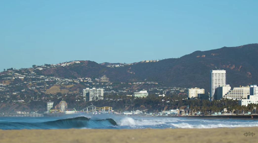 Noah Hill surfing Venice