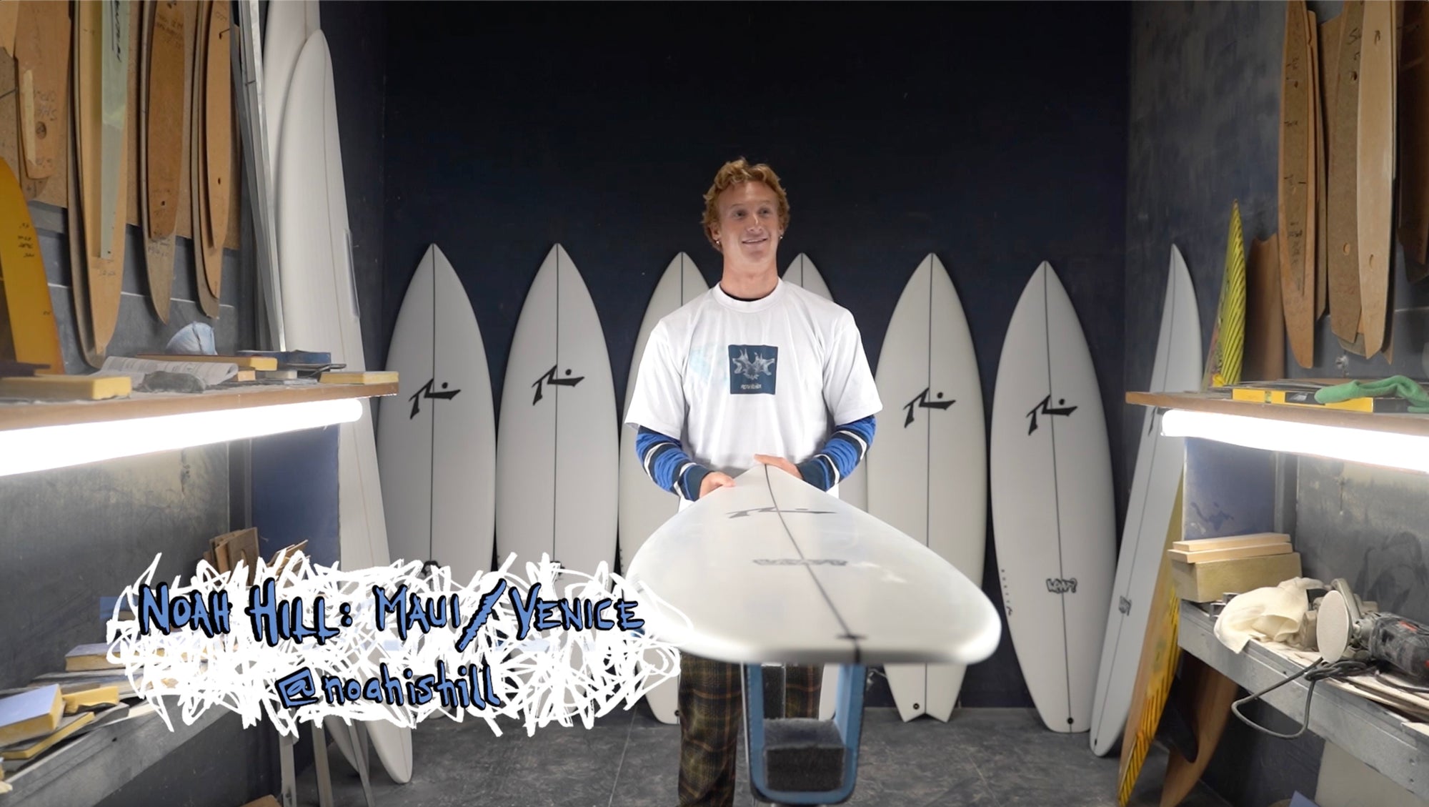 Noah Hill quiver review video - Rusty Surfboards