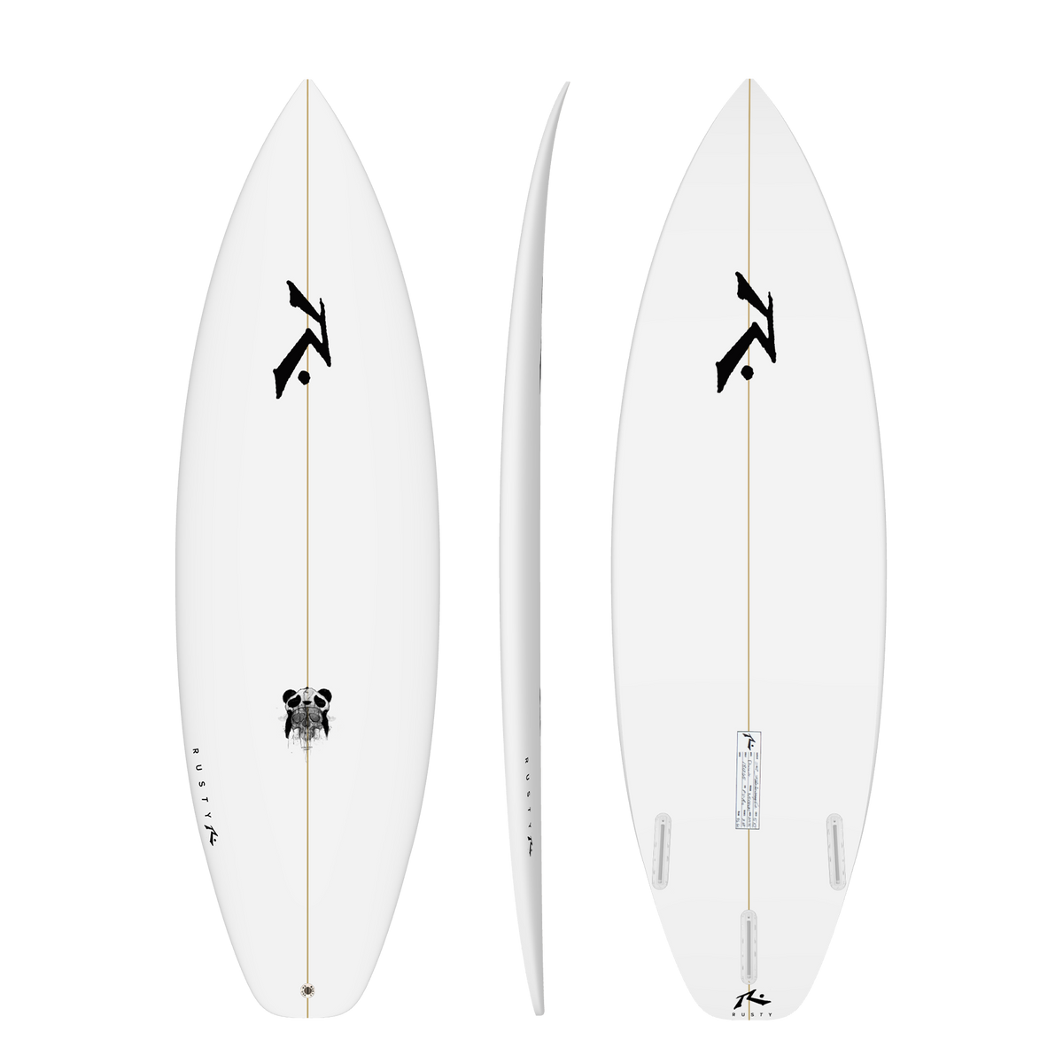 Rusty Panda surfboard