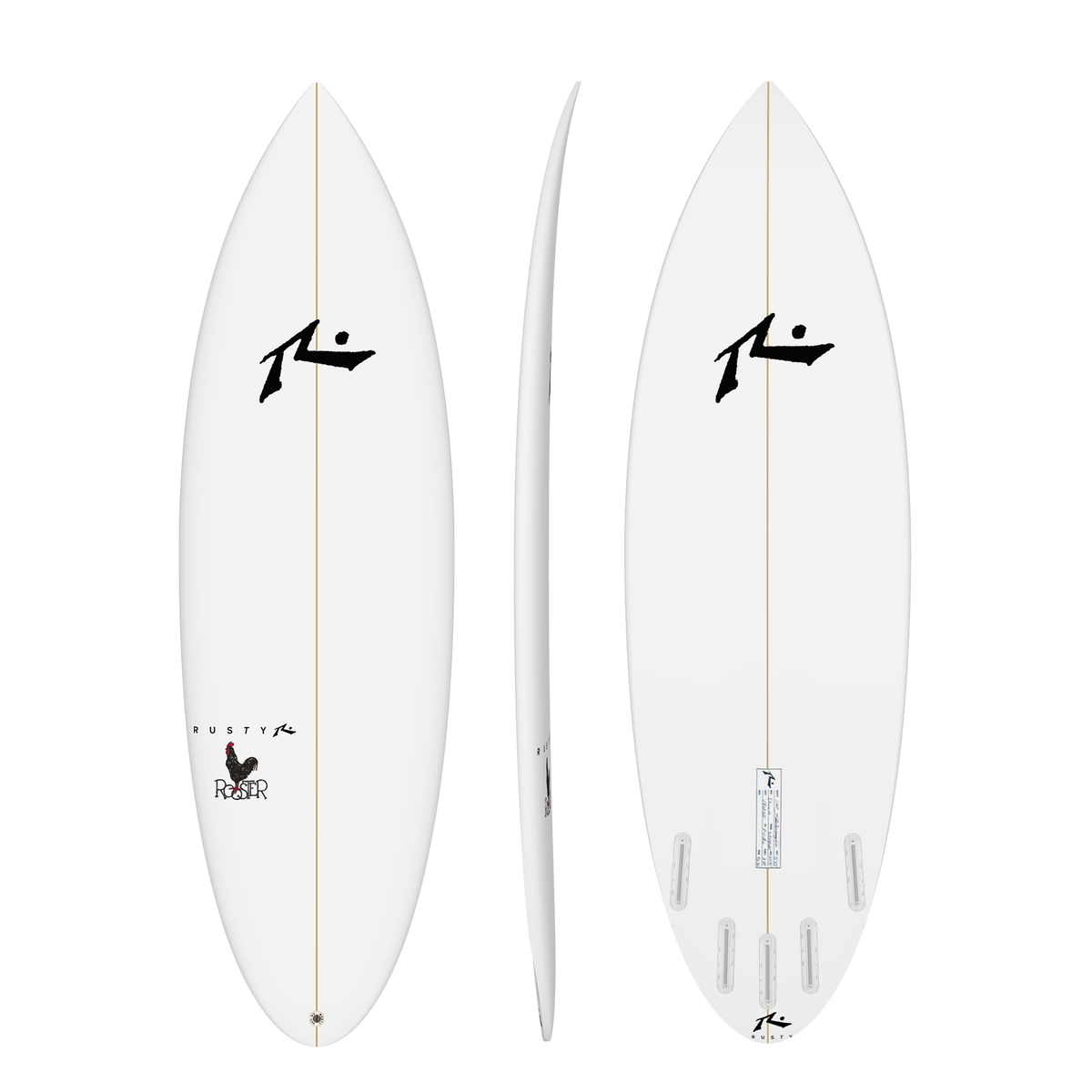 Rusty The Rooster surfboard