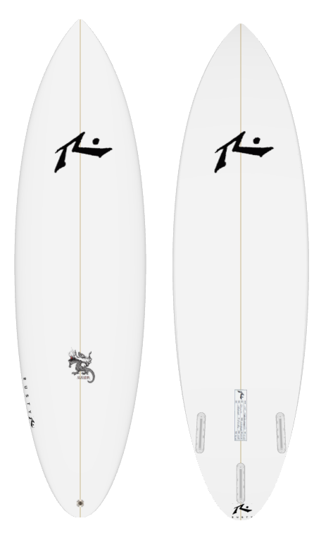 Slayer 6&#39;2&quot; x 19.5 X 2.5 - 33.00L, Round Pin, 3x  Futures Fin Boxes, PU - ID:1030247