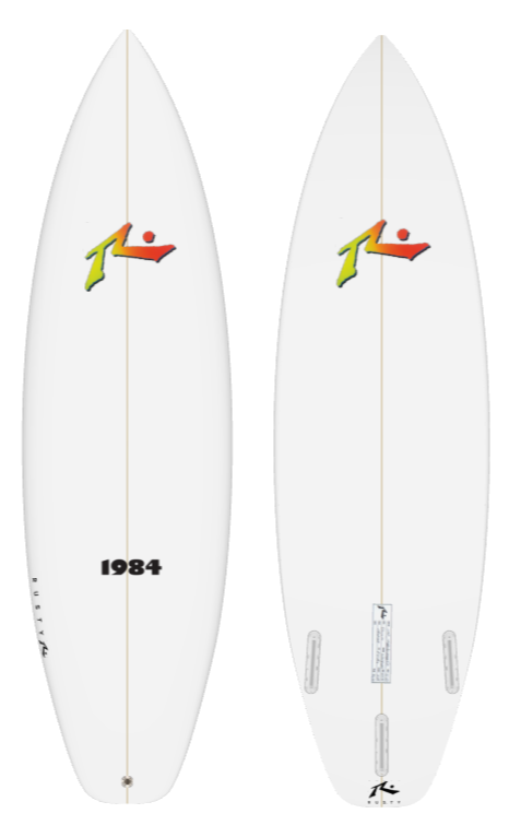 1984 6'5" x 20.5 X 2.46 - 38.60L, Squash, 3x  Futures Fin Boxes, PU - ID:1040661