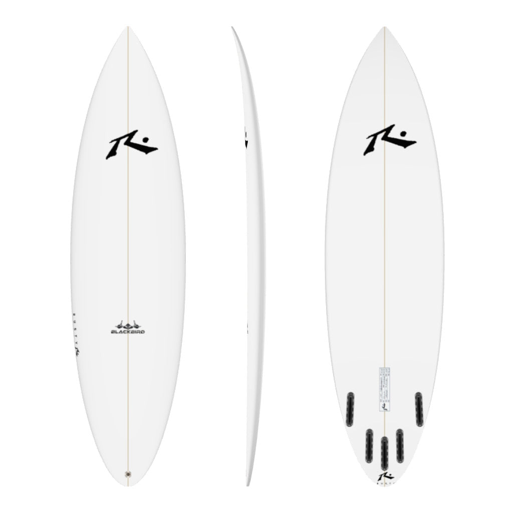 Blackbird 6'6" x 18.75 X 2.5 - 33.20L, Round Pin, 5x  Futures Fin Boxes, PU - ID:1034765