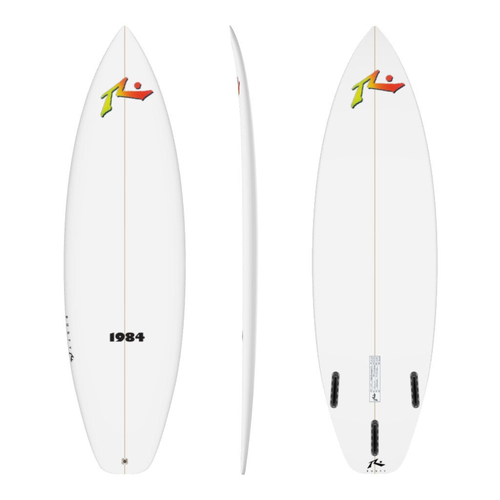 1984 6&#39;2&quot; x 20.0 X 2.3 - 33.80L, Squash, 3x  Futures Fin Boxes, PU - ID:1036267