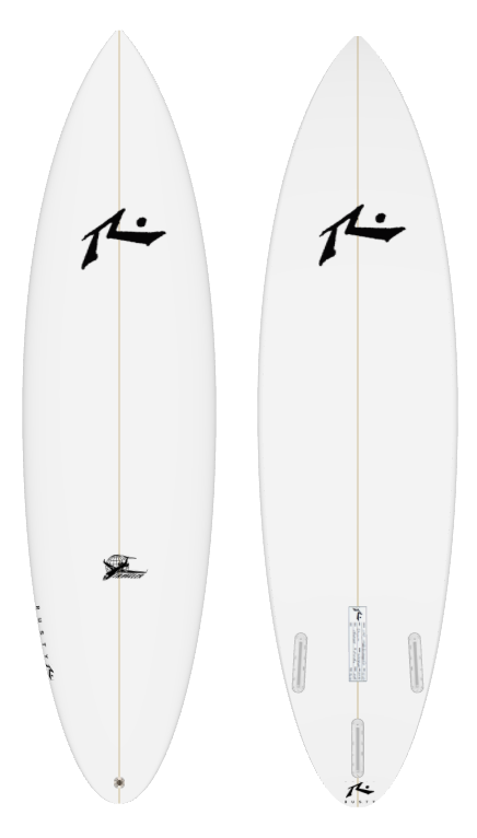 Rusty New Traveler surfboard