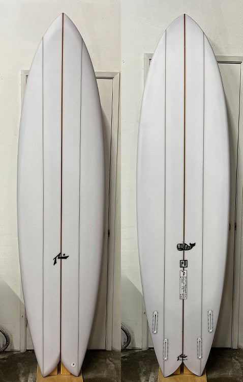 Moby Fish 8&#39;0&quot; x 23.25 X 3.25 - 69.90L, Swallow, 4x  Futures Fin Boxes, PU - ID:926176