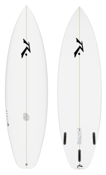 SD 6&#39;4&quot; x 20.25 X 2.64 - 37.60L, Squash, 3x  Futures Fin Boxes, PU - ID:926394