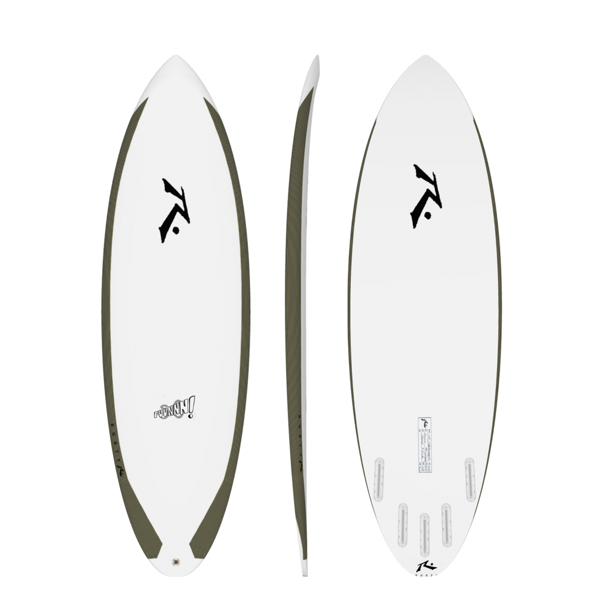 So Fun 5&#39;10&quot; x 20.5 X 2.55 - 35.00L, Round, 5x  Futures Fin Boxes, EPS Carbon Rails - ID:926163