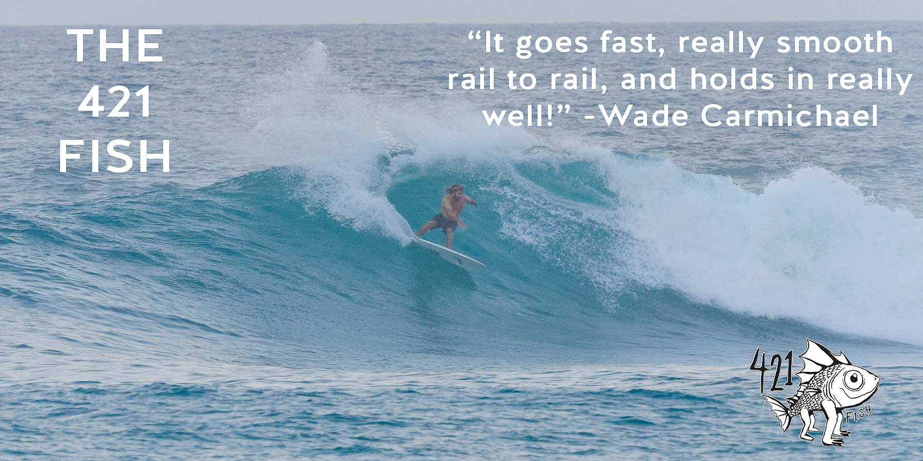 Wade Carmichael riding the 421 Fish in Salina Cruz - Rusty Surfboards - Desktop