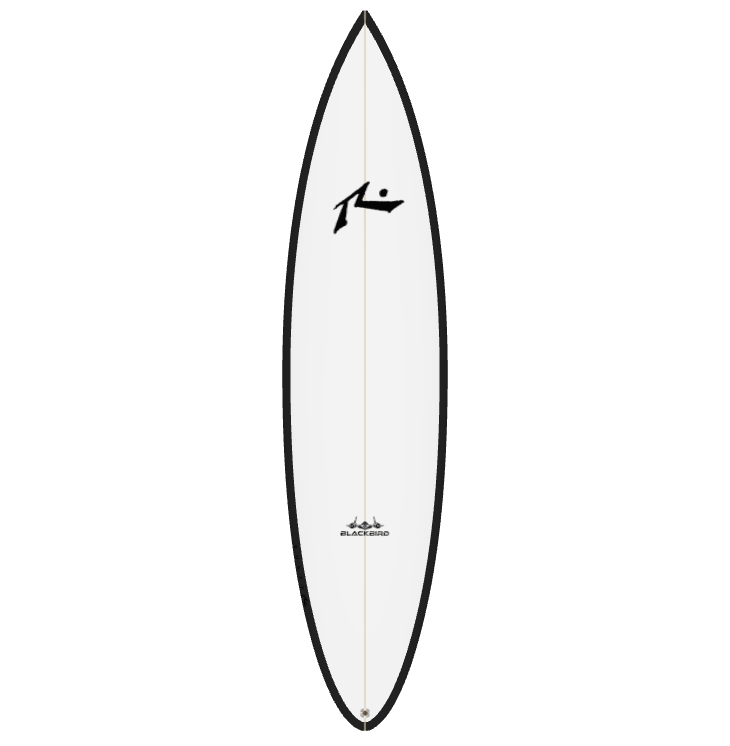 Blackbird 7'0" x 19.5 X 2.8 - 39.5L, Round Pin, 5x  Futures Fin Boxes, PU - ID:1174326