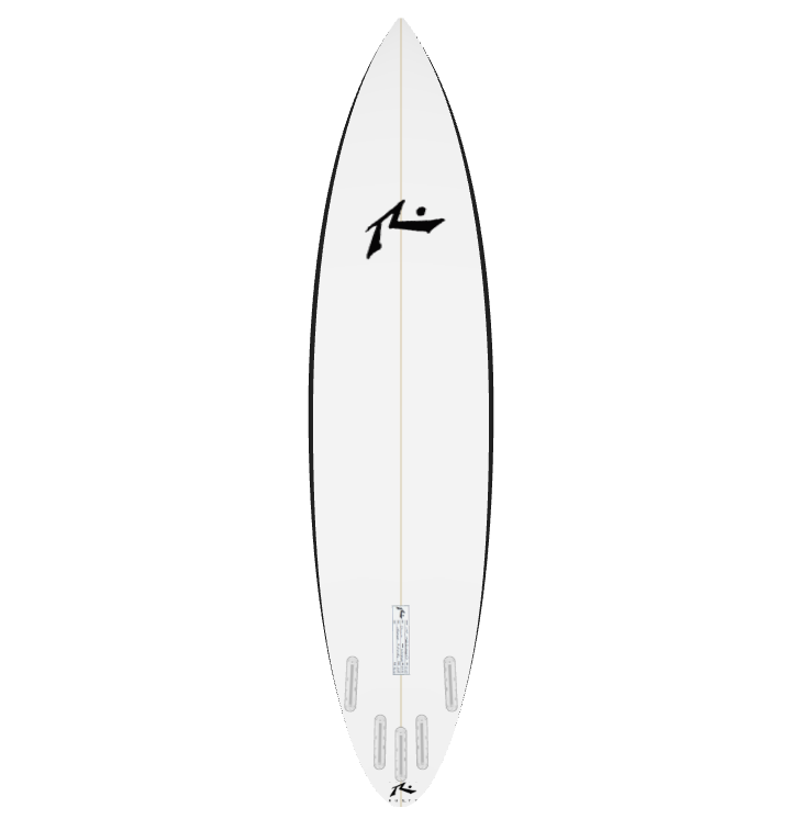Blackbird 7'6" x 19.75 X 2.85 - 45L, Round Pin, 5x  Futures Fin Boxes, PU - ID:1174327