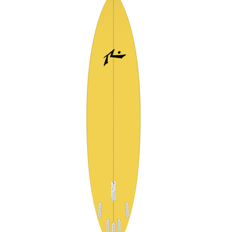 Blackbird 8'0" x 19.75 X 2.9 - 49L, Round Pin, 5x  Futures Fin Boxes, PU - ID:1174329