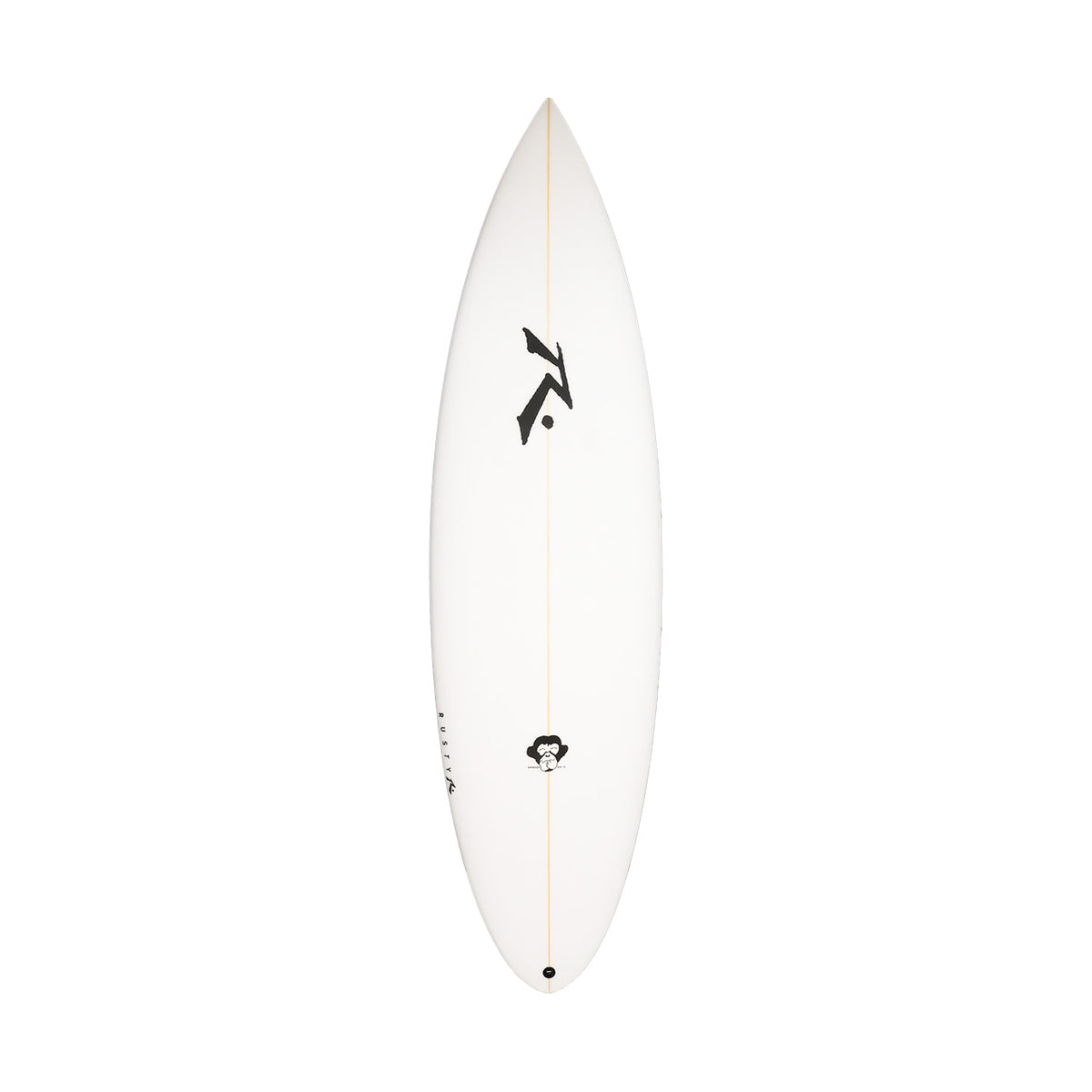 Enough Said High Performance Shortboard - Deck View - Rusty Surfboards