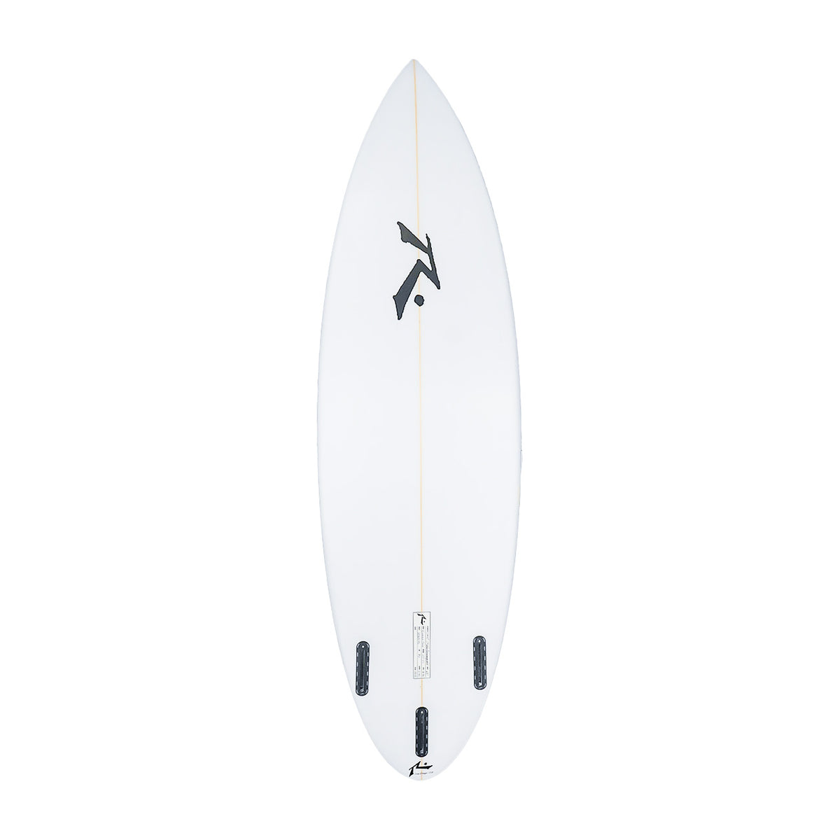 Enough Said High Performance Shortboard - Bottom View - Rusty Surfboards