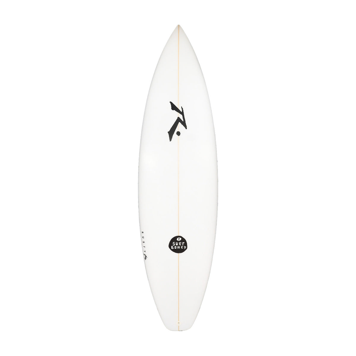 Model 8 High Performance Shortboard - In Stock - Deck View - Rusty Surfboards