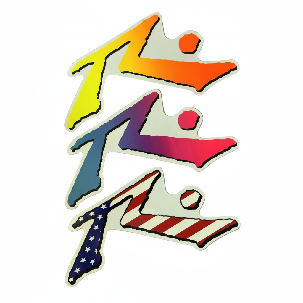 LARGE R DOT STICKERS