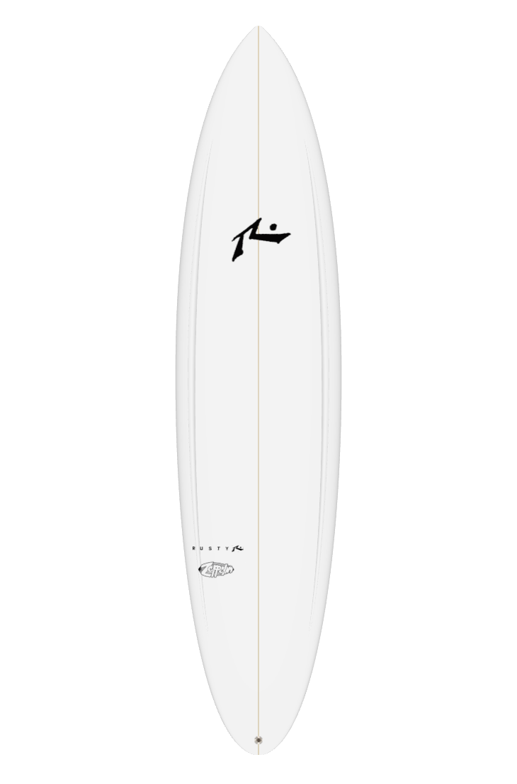 Zeppelin 8'6" x 23.5 x 3.35 - 74L, Round, 5x Futures Fin Boxes, PU - ID: 1122896