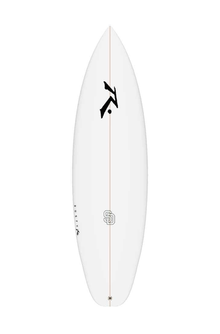 SD 5'8" x 18.56 x 2.45 - 27.2L, Squash, 3x Futures Fin Boxes, PU - ID:1173303