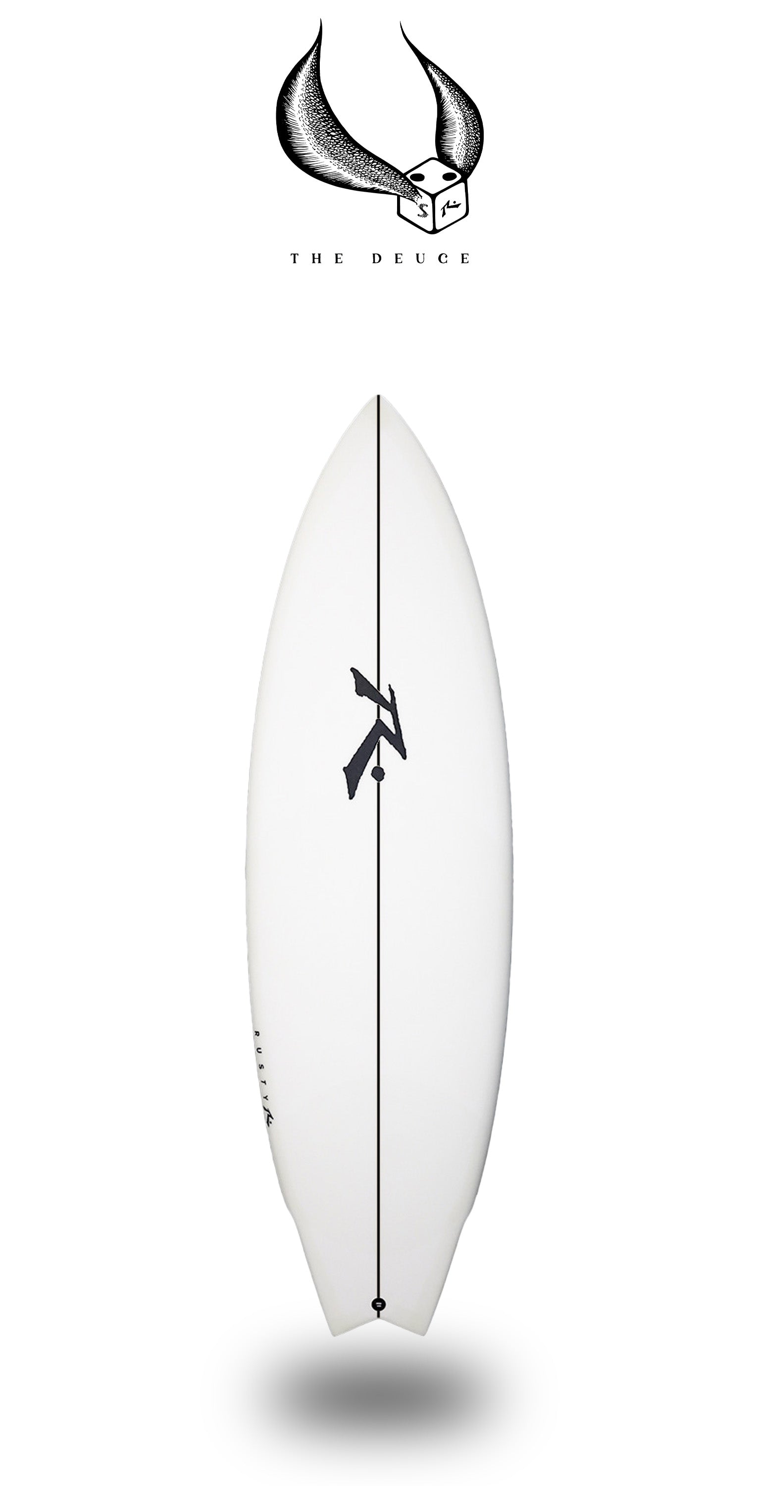 The Deuce - Twin Fin - Rusty Surfboards