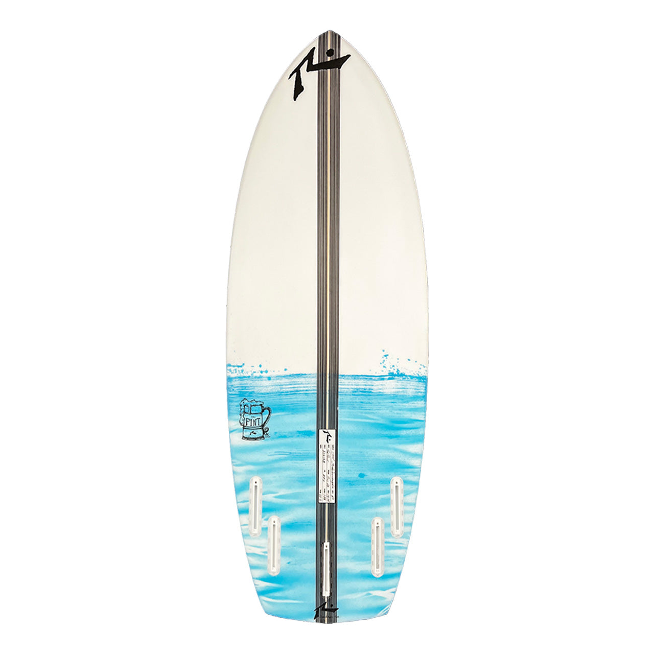 The Pint - Austin Keen Wakesurf Board - Deck View - Made To Order