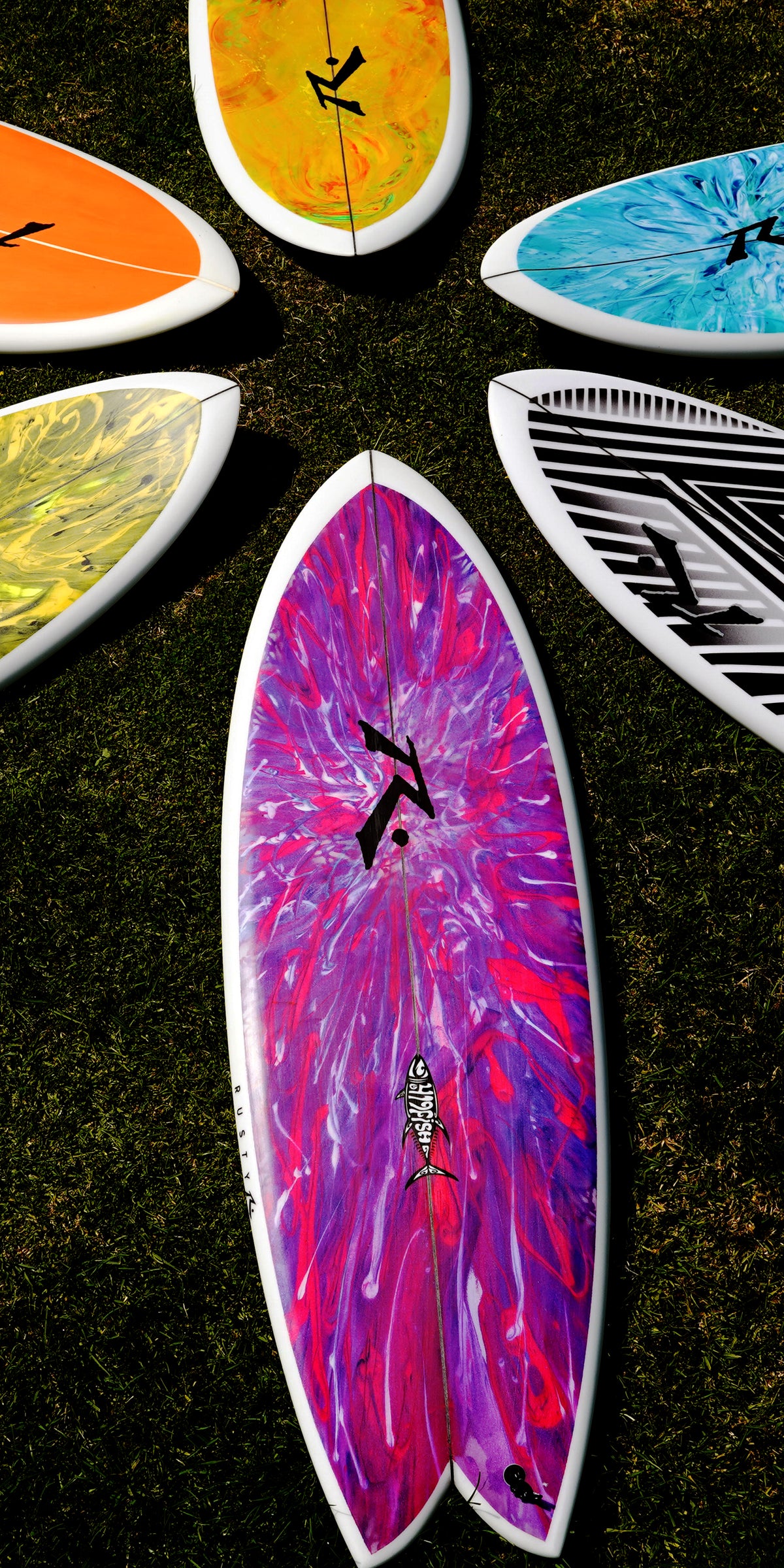 Rusty Boards 419 FIsh - Rusty Surfboards
