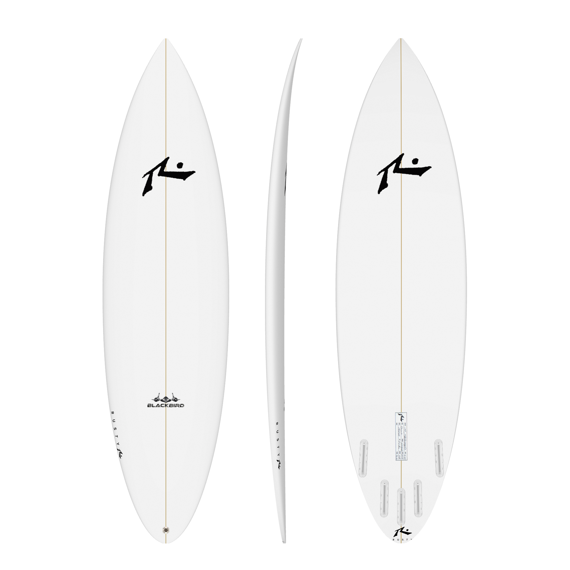 Rusty Surfboards Blackbird Model