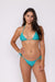Rusty USA Evie Trangle Bikini Top TURQUOISE TURQUOISE