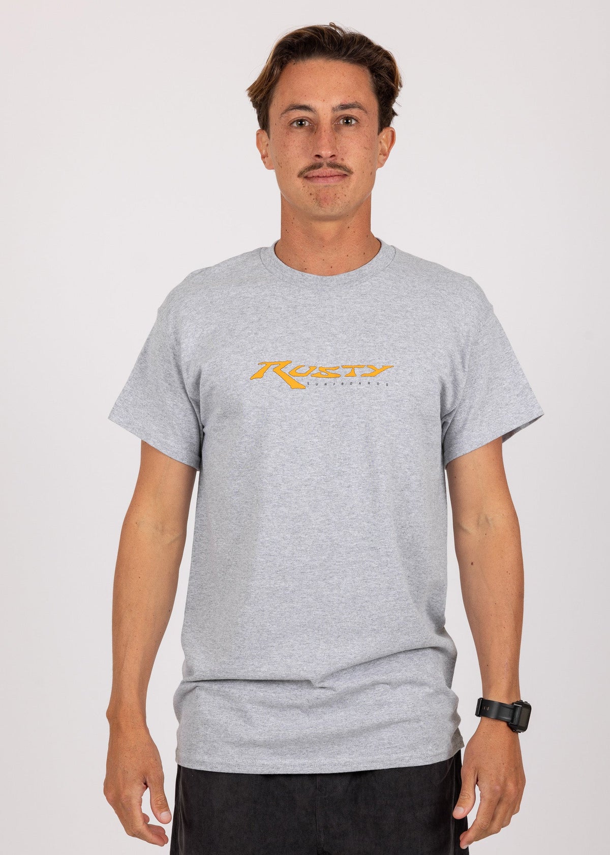 Rusty USA Ninety Mile Ss Tee HEATHER GRAY