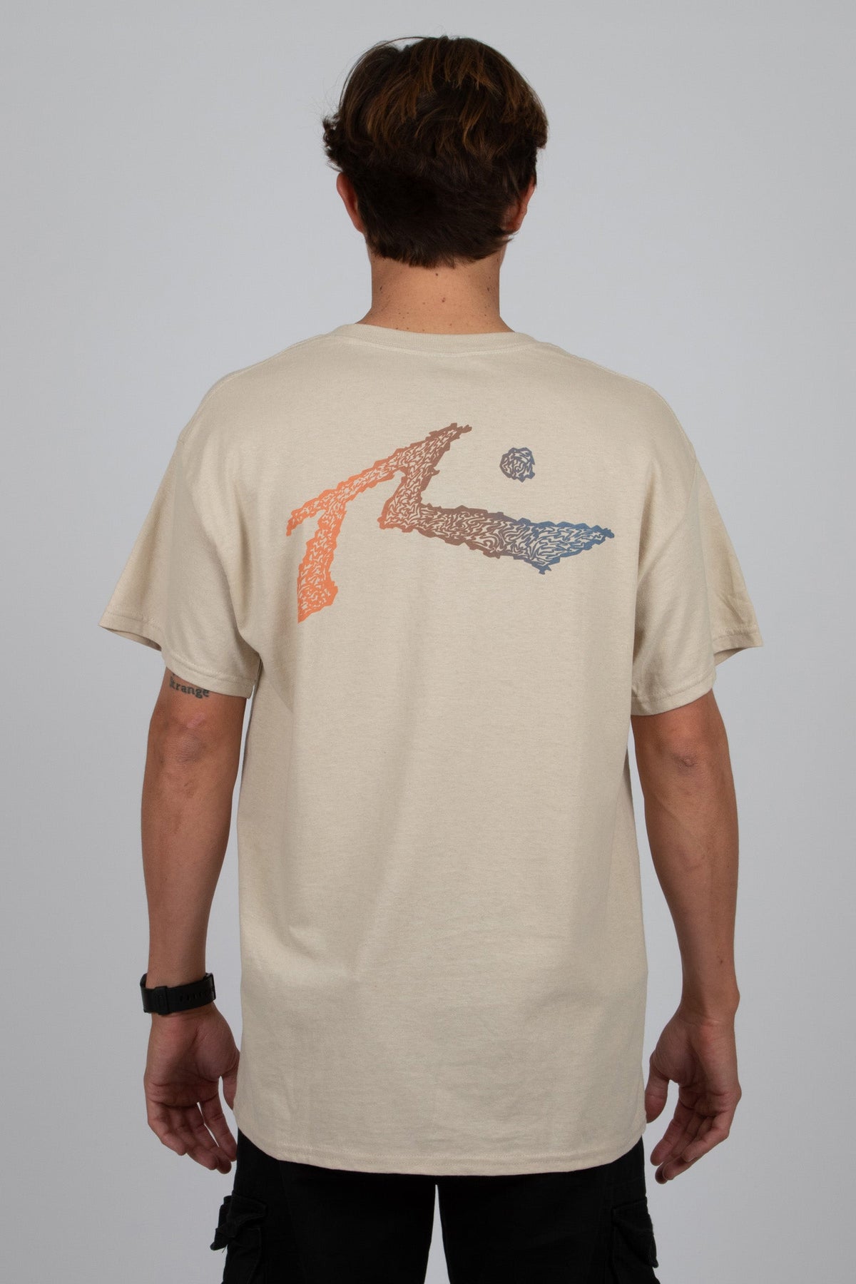 Rusty USA Ripple Ss Tee SAND