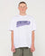 Rusty USA ROAD HOUSE SHORT SLEEVE TEE WHITE / PURPLE WHITE / PURPLE