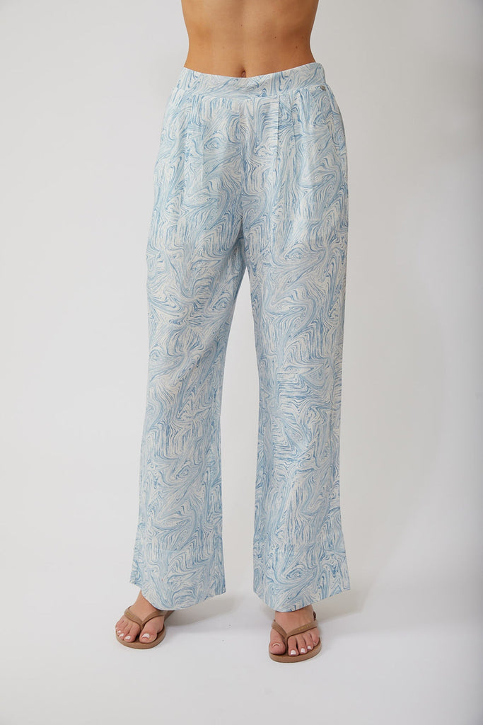 Rusty USA Zoe Linen Pant LIGHT BLUE